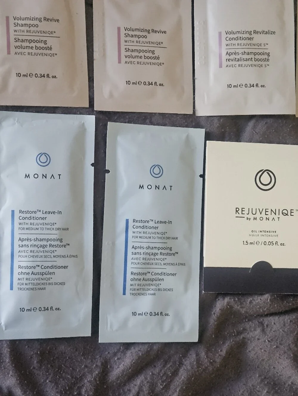 MONAT GLOBAL samples volumizing